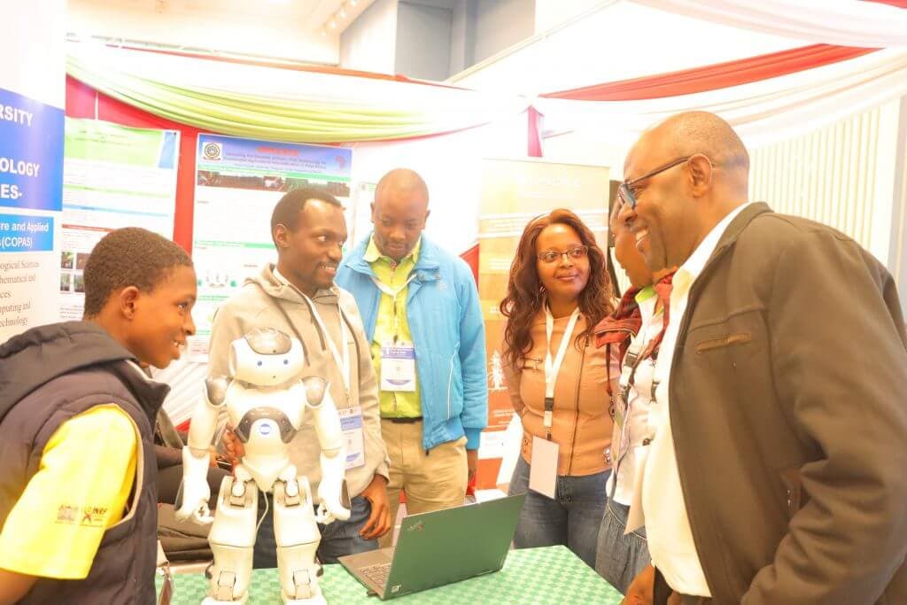 JKUAT Social Robotics Lab showcases their work at the National Research Festival